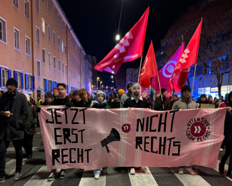 Fotos von der Offensive Gegen Rechts Demo am 21.11.2024.