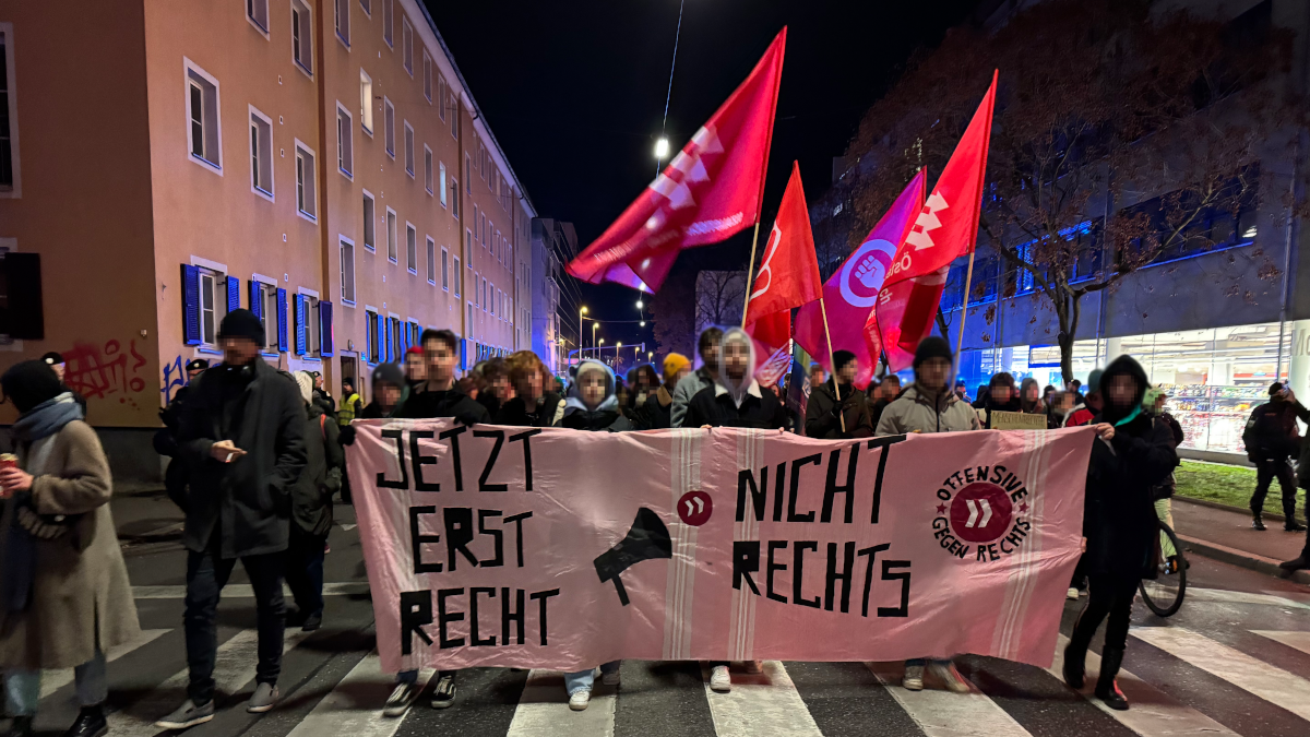 Fotos von der Offensive Gegen Rechts Demo am 21.11.2024.