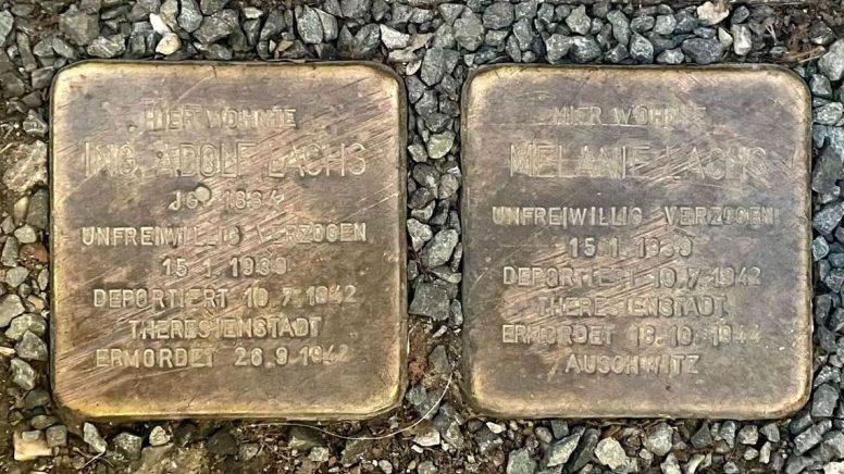 Stolpersteine von Adolf und Melanie Lachs