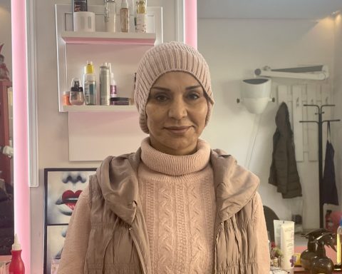 Hannaa Hassan in ihrem Friseursalon