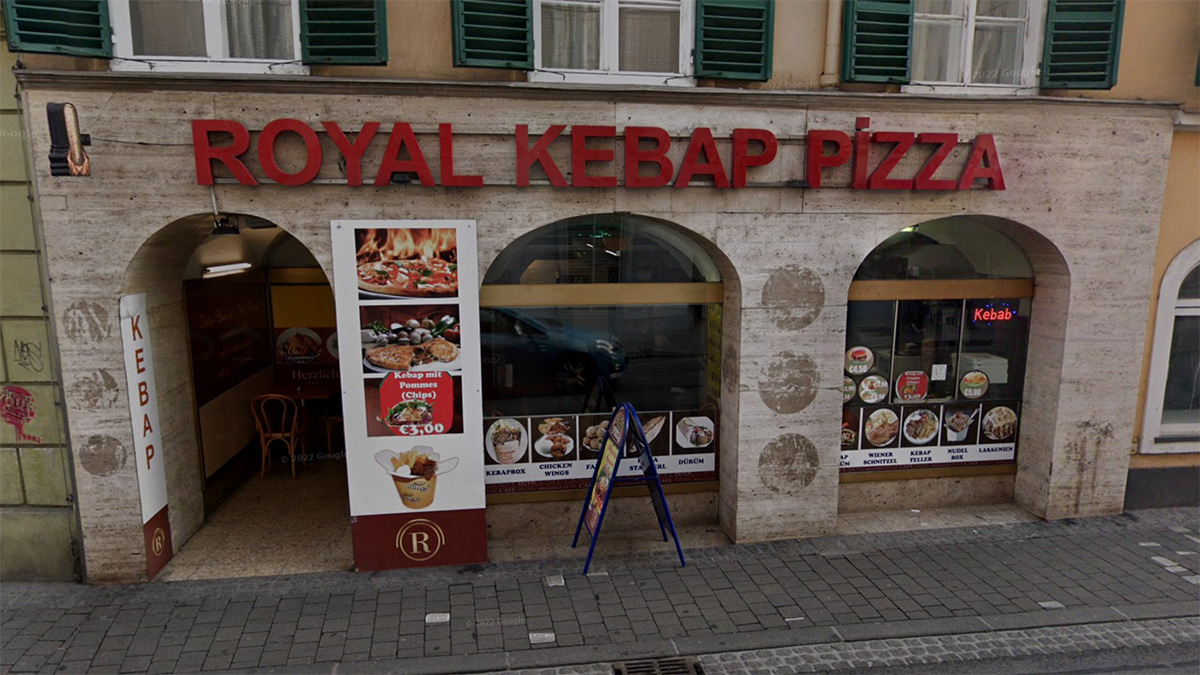 Der Kebap-Laden "Royal Kebap Pizza" im Jahr 2020.